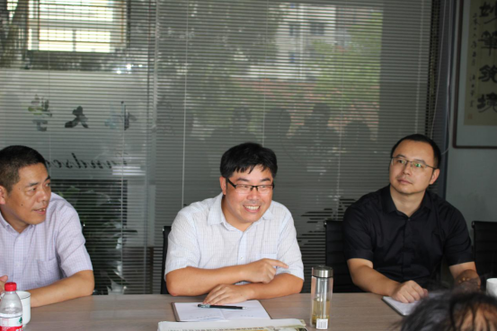 永康市经济开发区党委书记朱长林一行走访浙江农林大学园林设计院