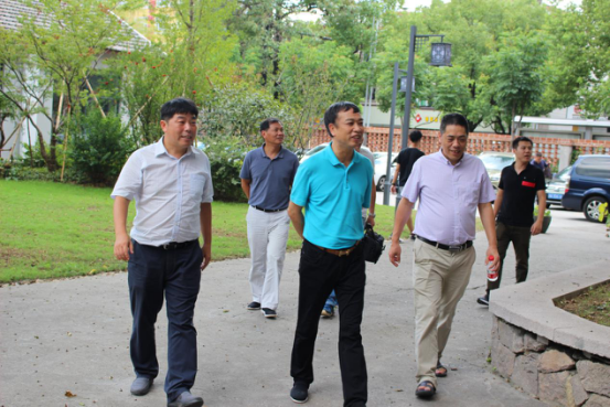永康市经济开发区党委书记朱长林一行走访浙江农林大学园林设计院